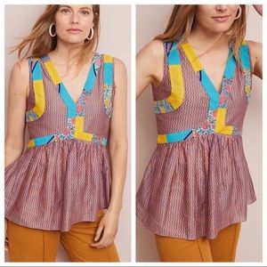 NWT Anthropologie Mackenzie tank blouse sz XL